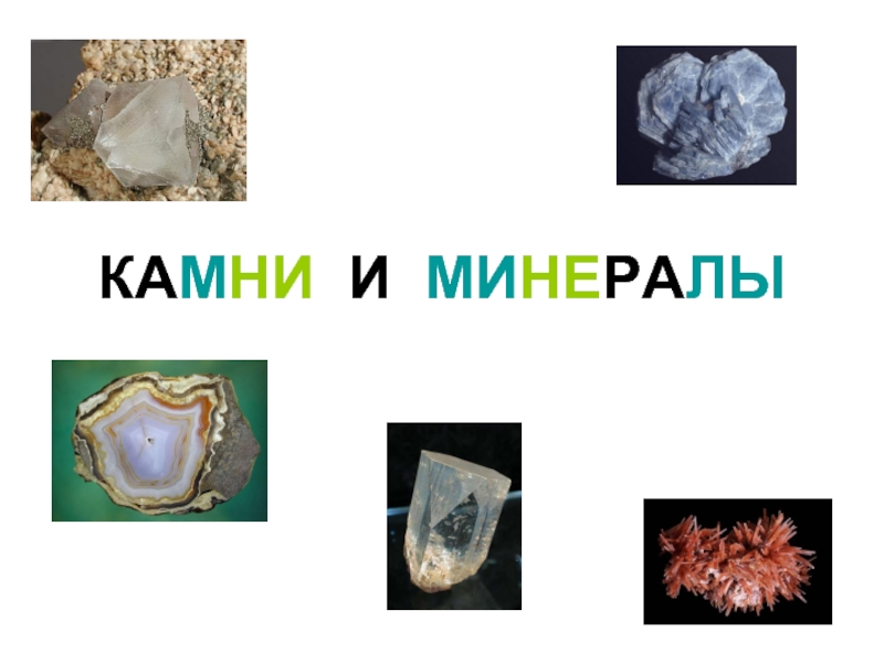 Камни и минералы (иллюстрации)