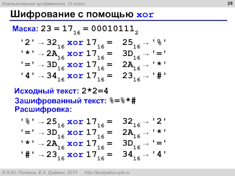 Xor шифрование. Алгоритм шифрования XOR. Компьютерная арифметика. Операция XOR В шифровании.