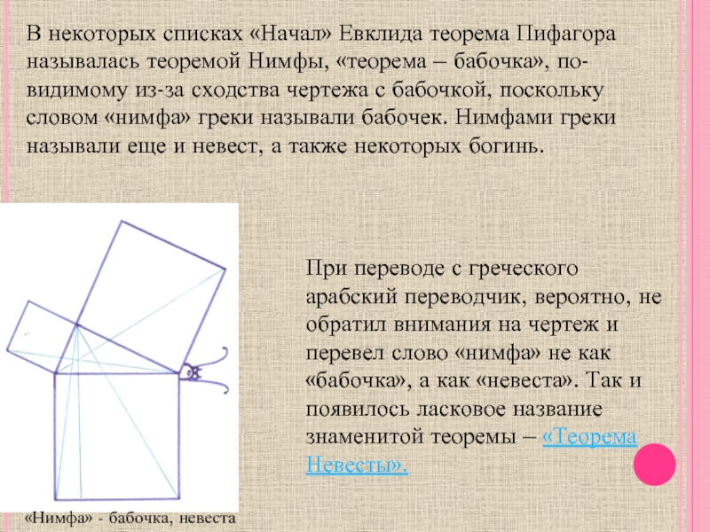 Теорема пифагора чертеж