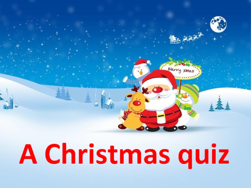 A Christmas quiz