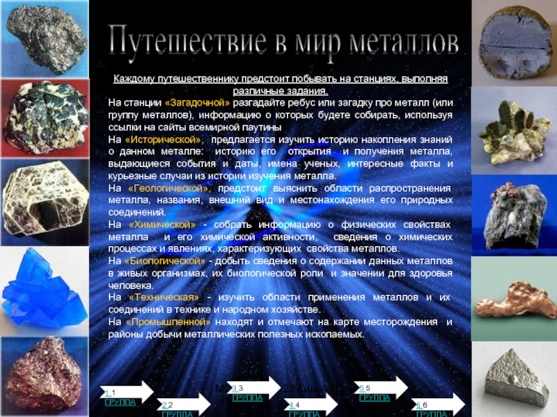 Соединения металлов в промышленности. Путешествие в мир металлов. Общие сведения о металлах. Информация о металле. Металлы в живых организмах.