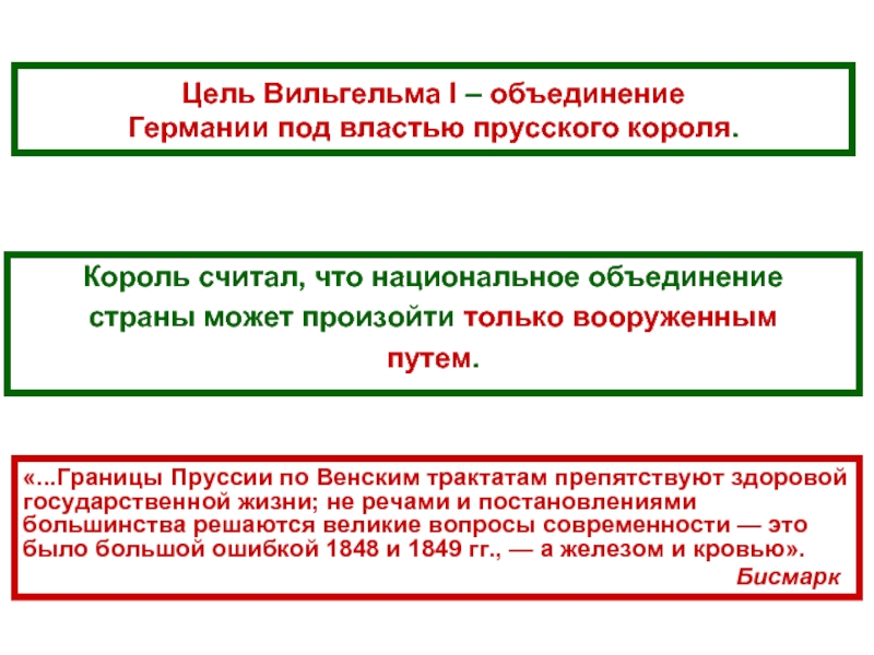 Презентация на тему объединение германии