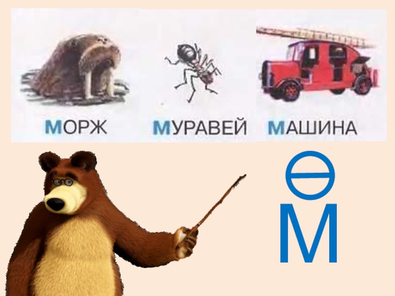 Звук м урок