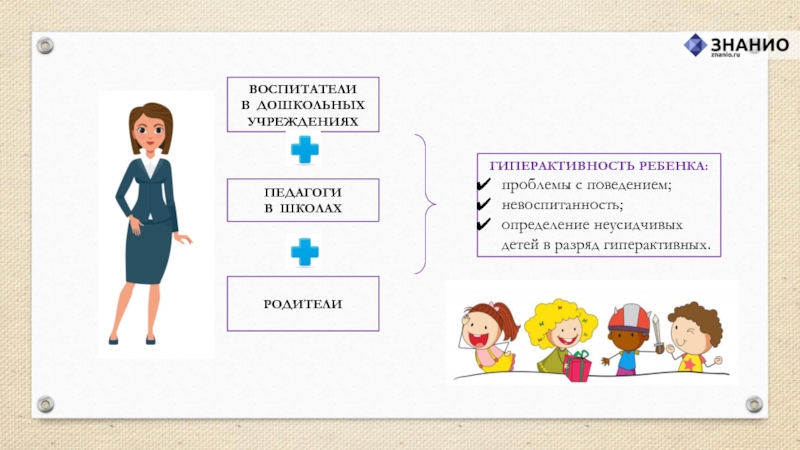 Гиперактивный ребенок в детском саду презентация