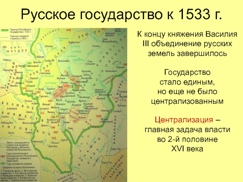 Россия в конце xvi века презентация