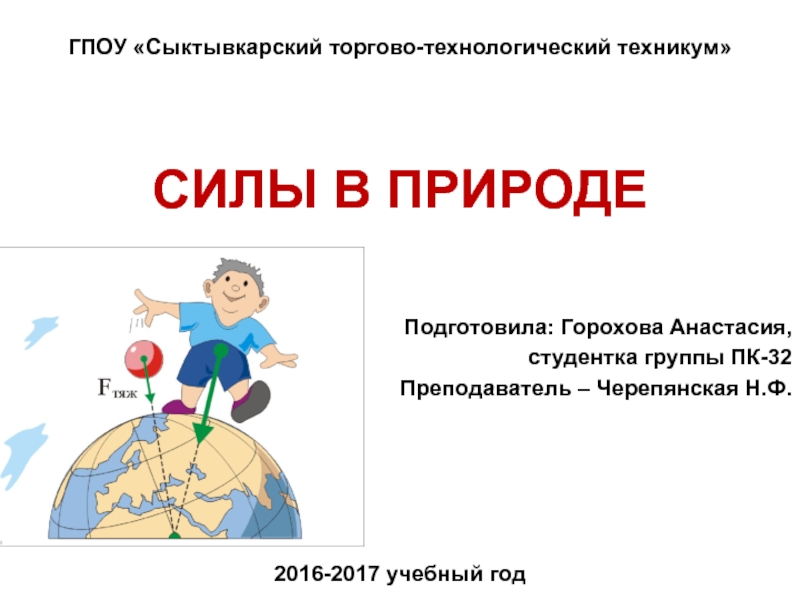 ГПОУ Сыктывкарский торгово-технологический техникум