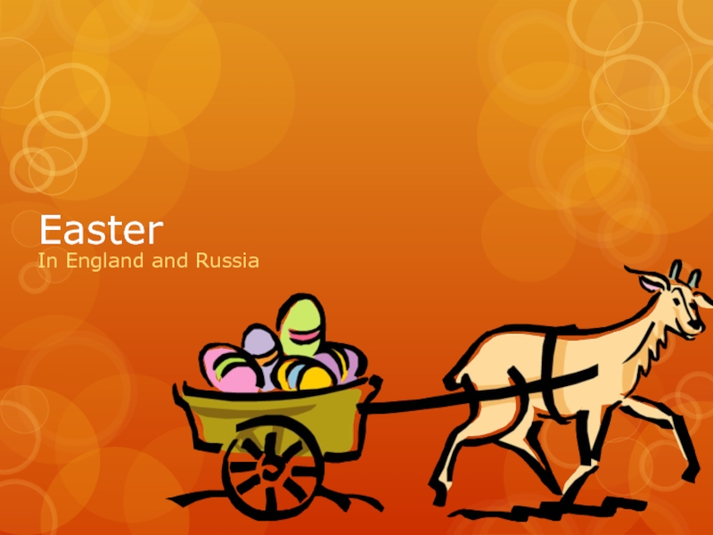 Презентация Easter. In England and Russia