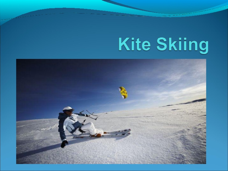 Презентация Kite skiing