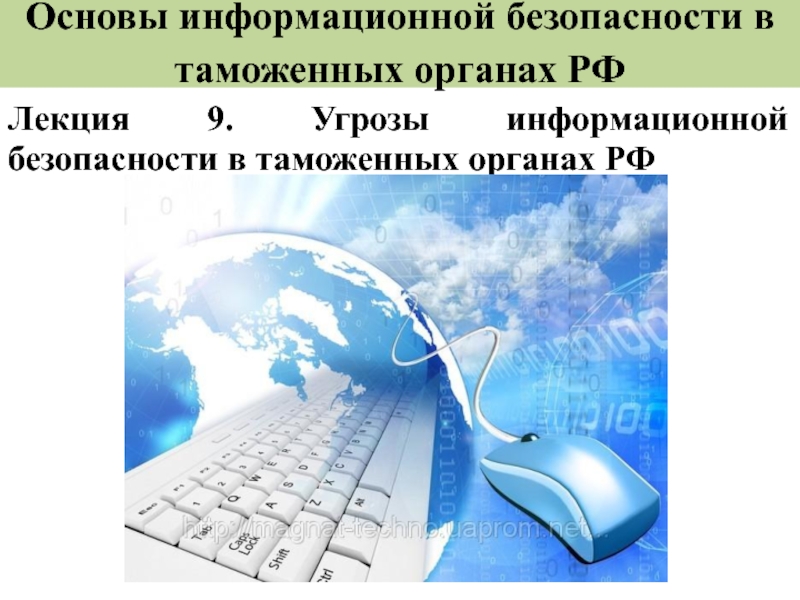 Основы информационной безопасности в таможенных органах РФ