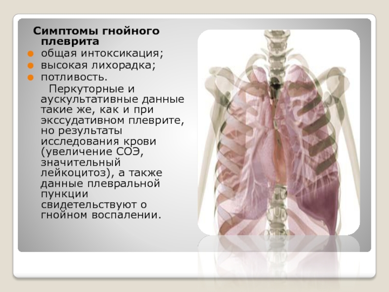 Плеврит симптомы. Гнойный плеврит симптомы. Плеврит легких симптомы. Аускультативные данные при экссудативном плеврите.