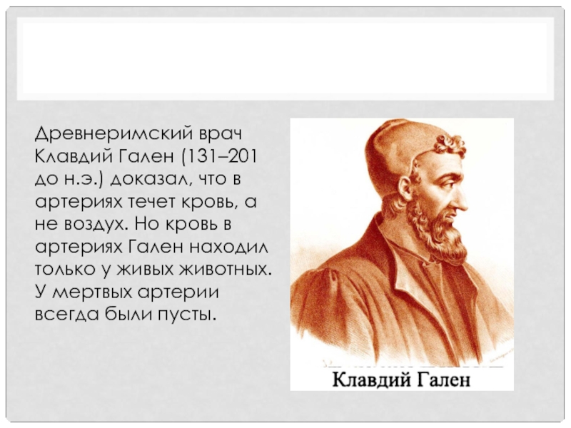 История открытия кровообращения презентация, доклад