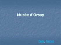 Musée d'Orsay