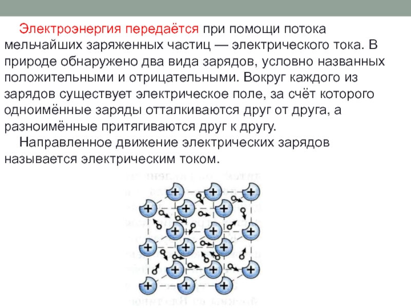 Презентация про электрический ток