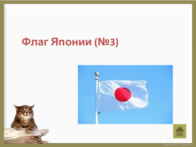 Флаг Японии (№3)
