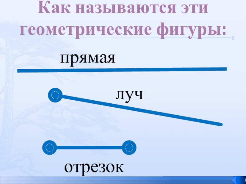 Прямая луч фигуры