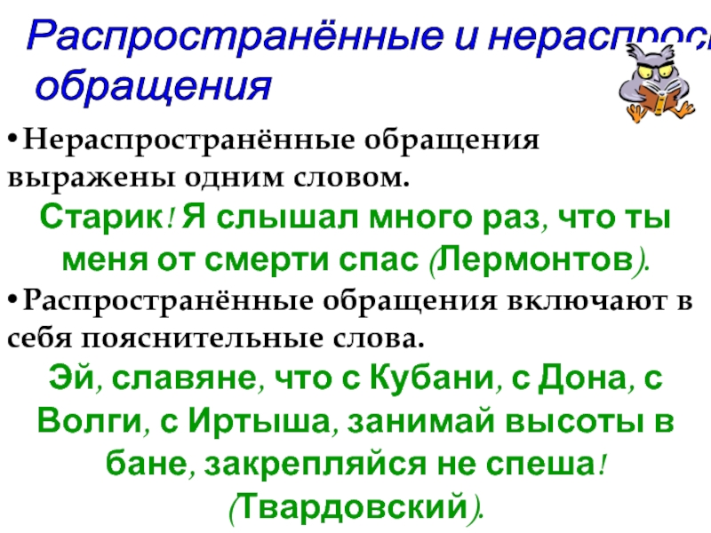 Четыре предложения с обращениями выраженными неодушевленными существительными