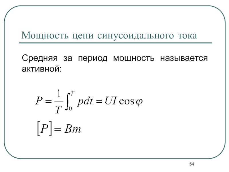 Период через силу тока