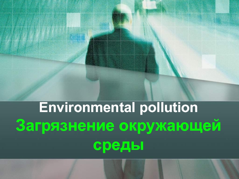 Презентация Environmental pollution
