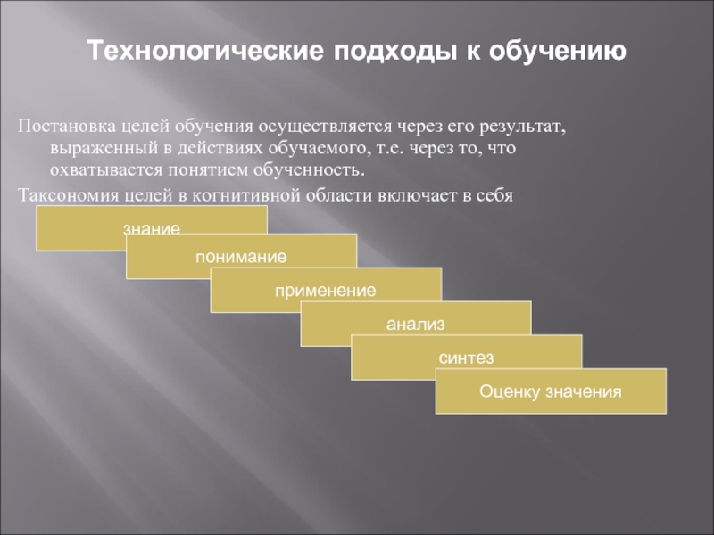 Обучению целом. Цель технологического подхода. Цель технологического подхода в образовании. Цель технологического подхода в обучении. Деятельностный подход в образовании постановка цели.