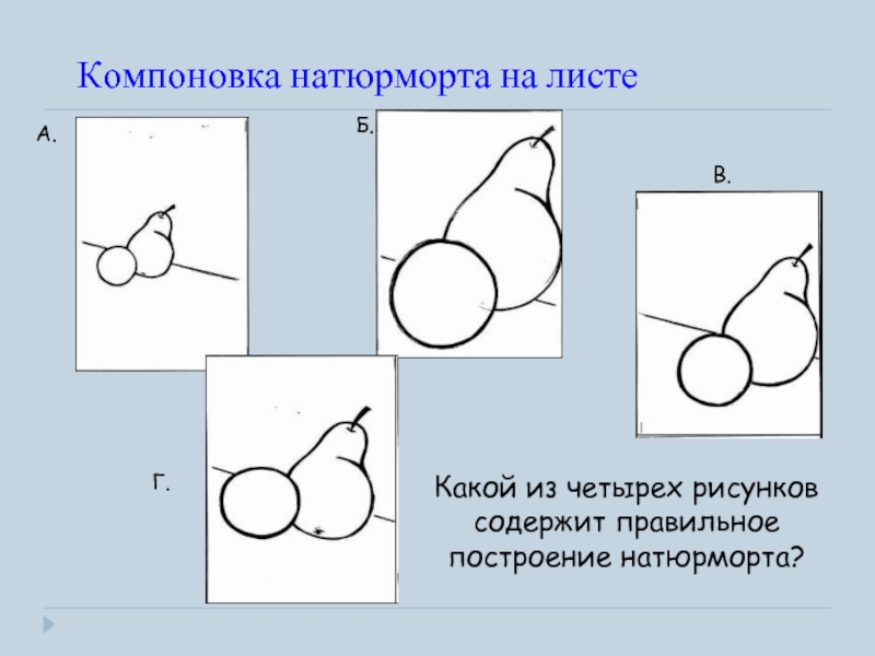 Правильная композиция в рисунке