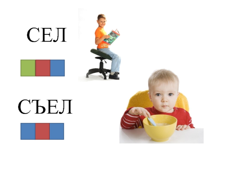 Сел съел сесть съесть. Сел съел. Карточки со словами сел и съел. Звуковая схема сел съел.