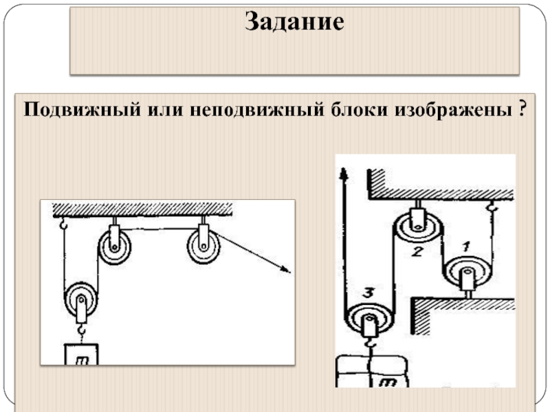 Неподвижный блок показан на рисунке. Подвижный и неподвижный блок. Задачи на подвижный блок. Система из подвижного и неподвижного блоков. Лабораторная работа подвижный и неподвижный блоки ОГЭ.