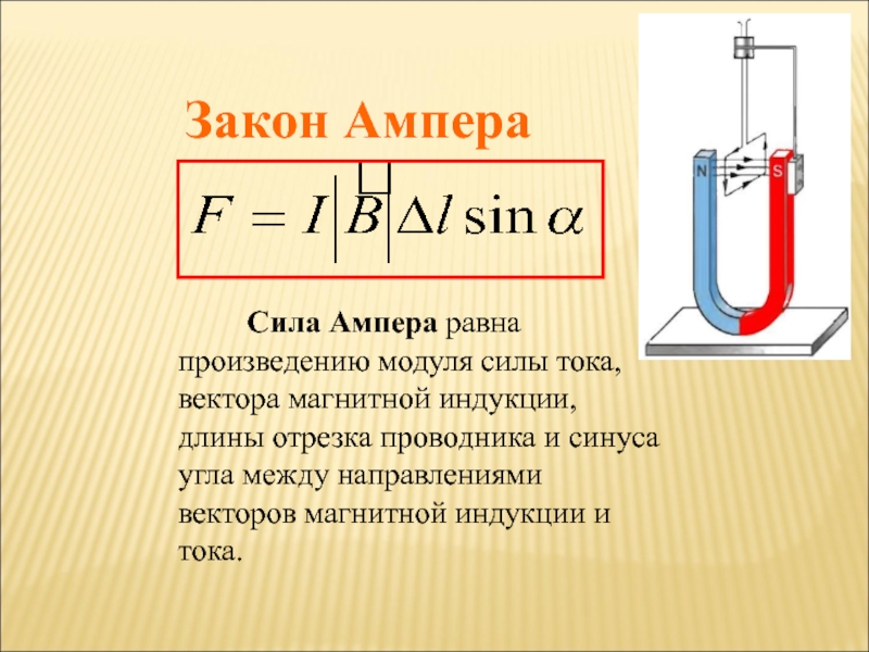 Пример ампера. Закон Ампера для магнитного поля формула. Закон Ампера для магнитного поля формулировка. Формула магнитной индукции из закона ампер. Модуль вектора магнитной индукции сила Ампера формула.