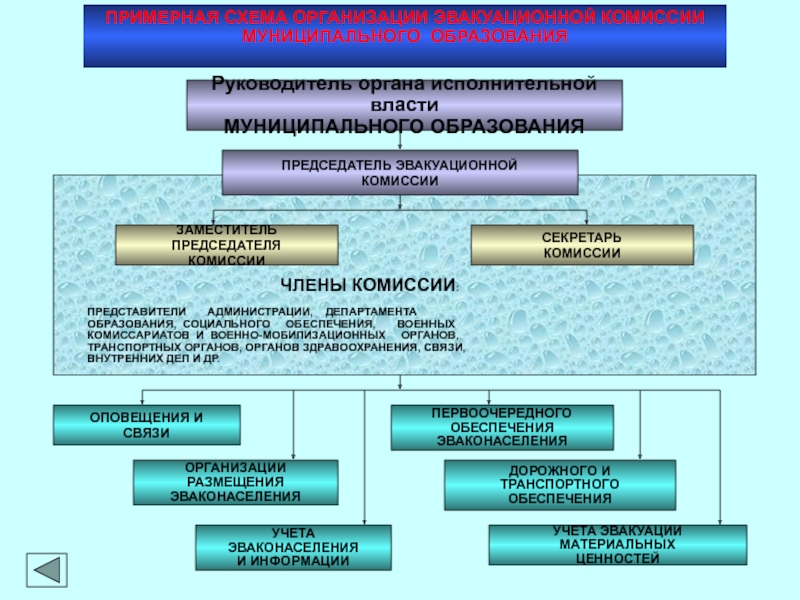 Образование исполнительного органа. Структурная схема эвакуационной комиссии. Схема оповещения эвакуационной комиссии. Состав эвакуационной комиссии предприятия. Схема оповещения членов эвакуационной комиссии.