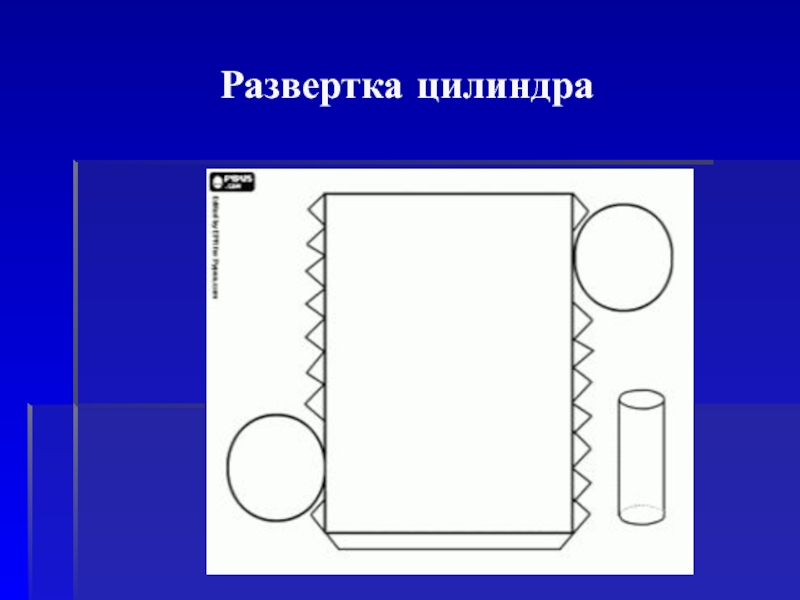 Цилиндр развертка