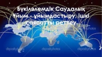 Бүкіләлемдік Саудалық Ұйым - ұйымдастыру, ішкі саясатты реттеу