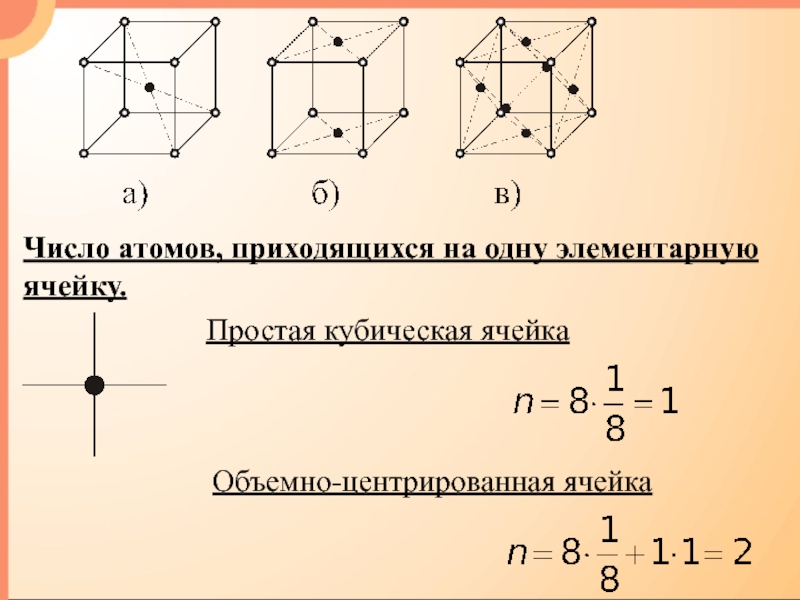 Число тела 4. Как определить число атомов в элементарной ячейке. Количество атомов приходящихся на одну элементарную ячейку это. Объёмно центрированная кубическая ячейка. Число атомов приходящихся на одну элементарную ячейку.