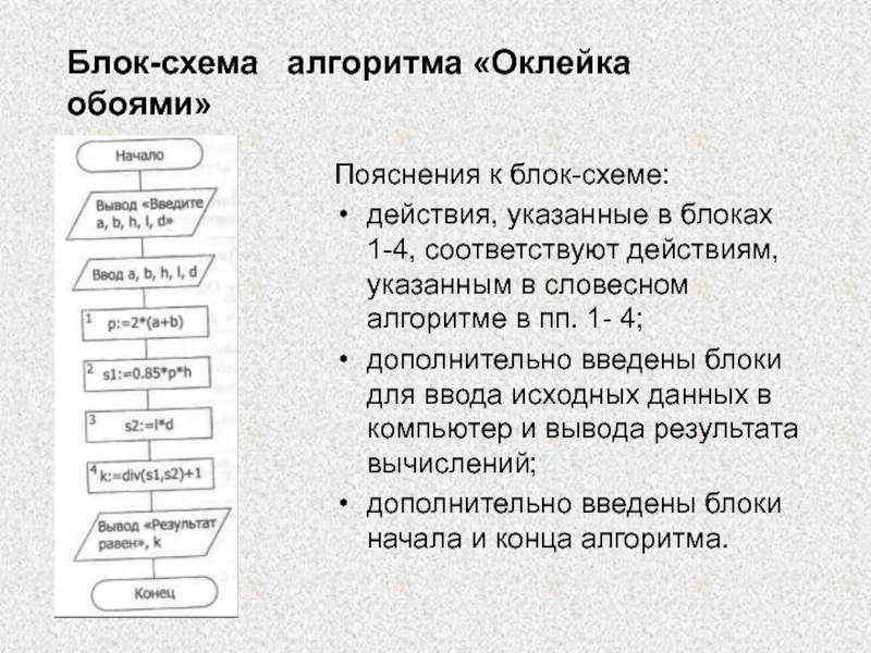 Блочная схема предложения