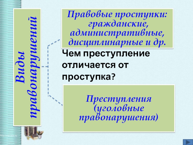 Уголовное правонарушение презентация