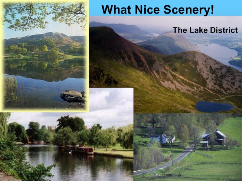 What Nice Scenery!The Lake District