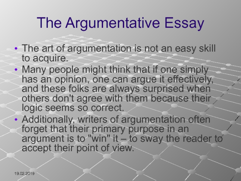 Реферат: Assess The Arguements For And Essay Research
