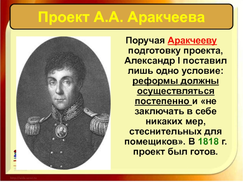 Разработку проекта отмены крепостного права александр 1 поручил