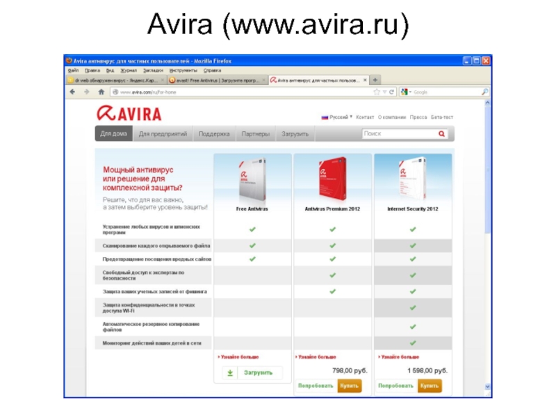 Avira (www.avira.ru)