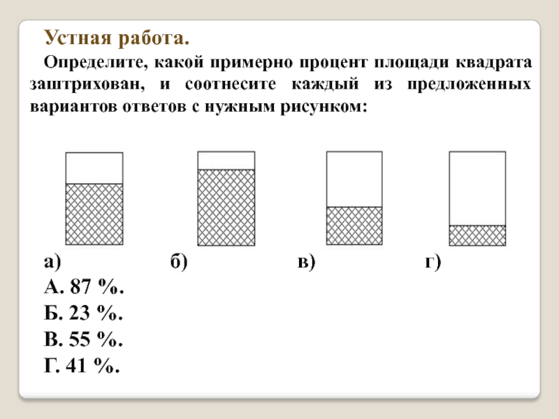 Процент от площади. Процент площади квадрата. Заштриховать половину площади квадрата. Расчет площади в процентах. Как найти процент площади от другой площади.