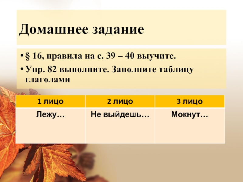 Русский язык 3 класс повторение глагол
