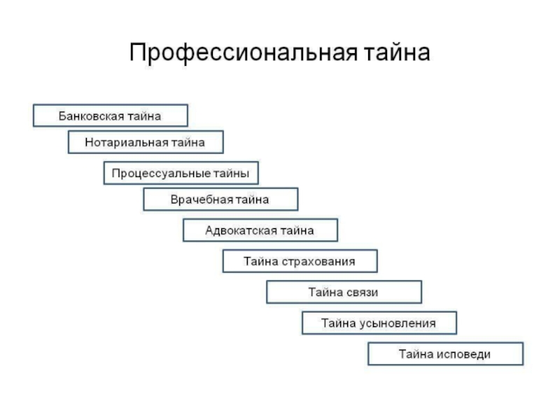 Профессиональная тайна презентация