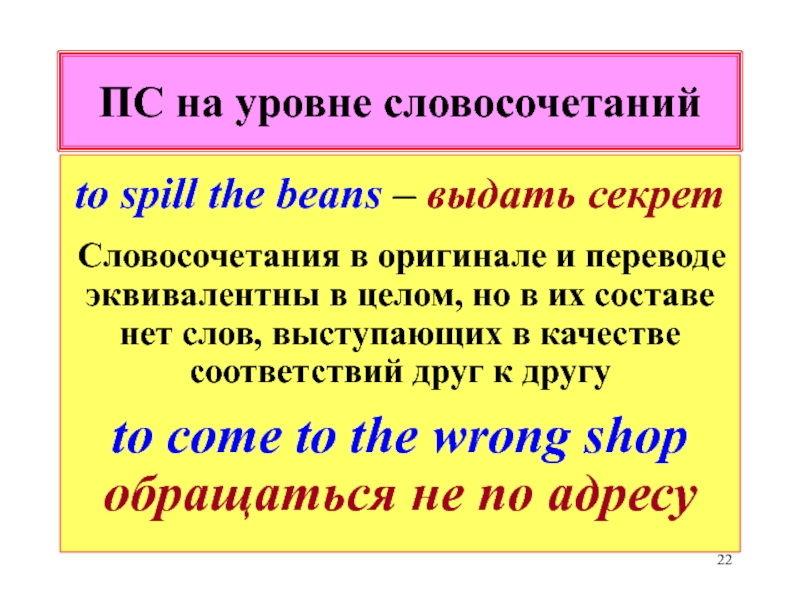 Уровни словосочетания. Перевод на уровне словосочетания. Степени словосочетаний. Словосочетания на уровне фонемы. Переводческие соответствия уровень на уровне словосочетания.