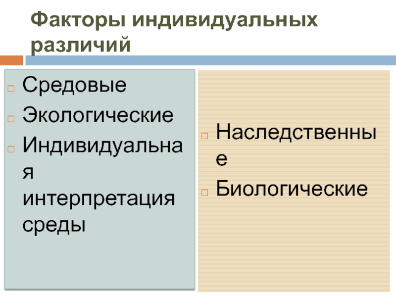 Биологически наследуемые черты человека