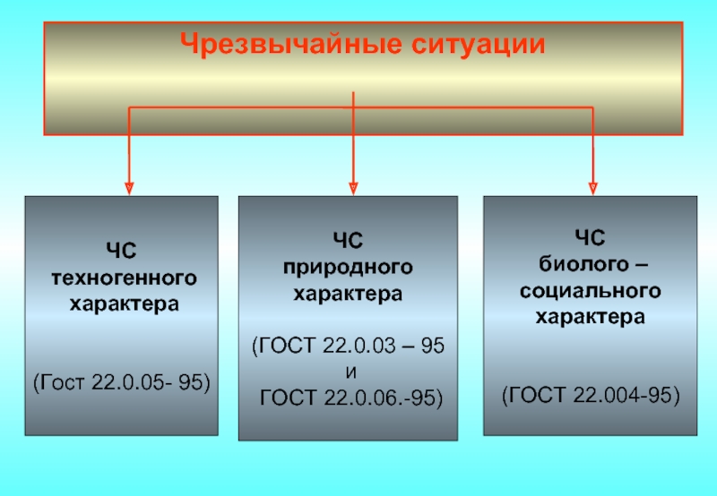 Чрезвычайные ситуации природного и техногенного характера проект