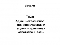 Лекция