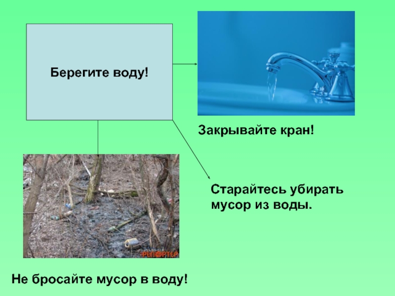 Проект беречь воду