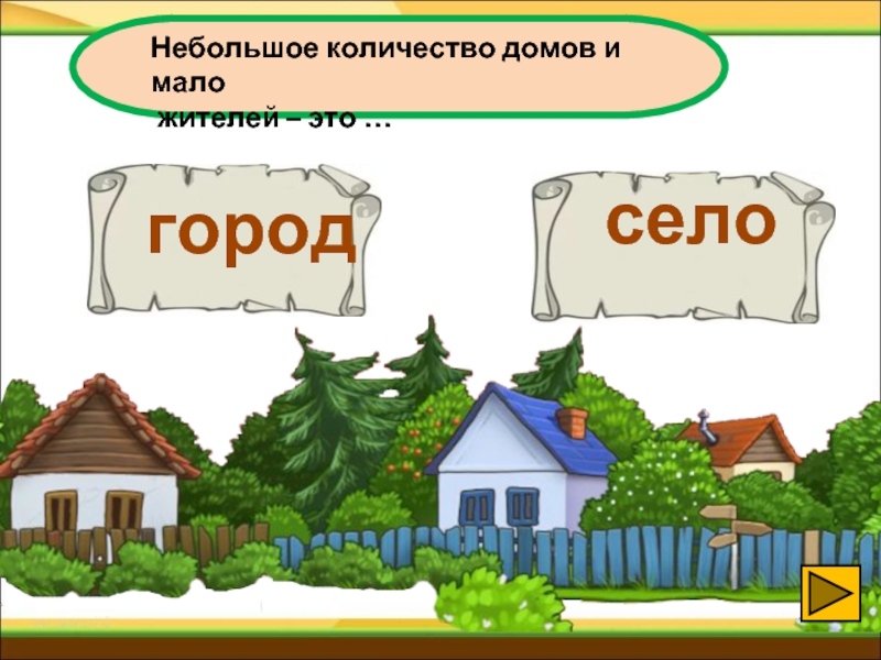 Город и село проект родной город село презентация 2 класс школа россии