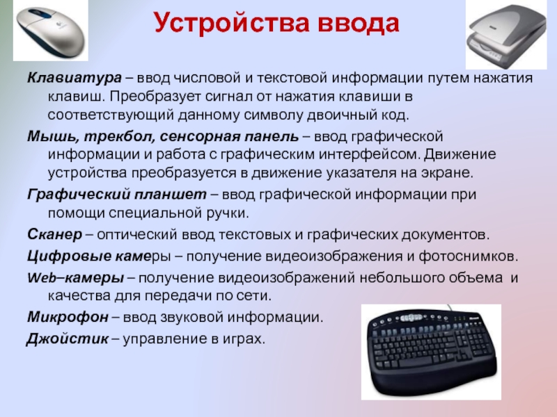 Компьютер как универсальное устройство для работы с информацией презентация