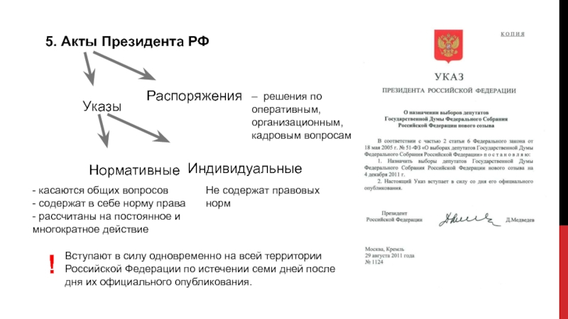 Реферат: Правовой статус Президента Российской Федерации 2