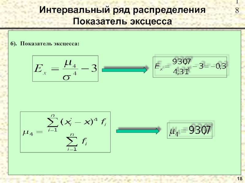 Интервальное распределение