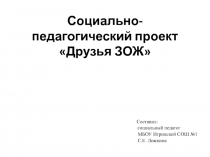 Социально-педагогический проект Друзья ЗОЖ